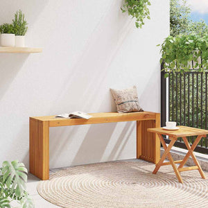 Massivholz Teak Bank, 110 cm