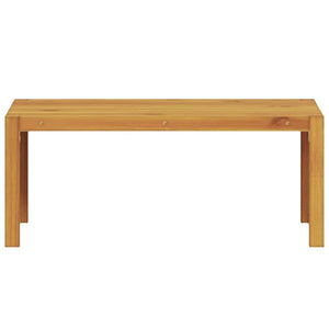 Massivholz Teak Bank, 110 cm