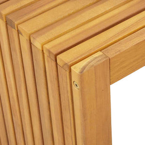 Akazien Beistelltisch Öl-Natur 70x35 cm