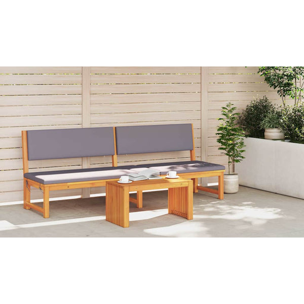 Akazien Beistelltisch Öl-Natur 70x35 cm