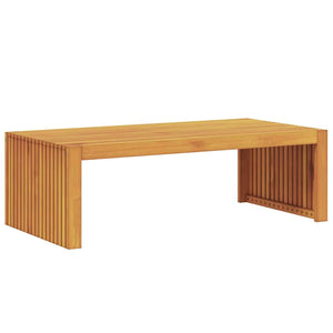 vidaXL Side Table Oil-Natural 110 x 55 x 35 cm Solid Acacia Wood