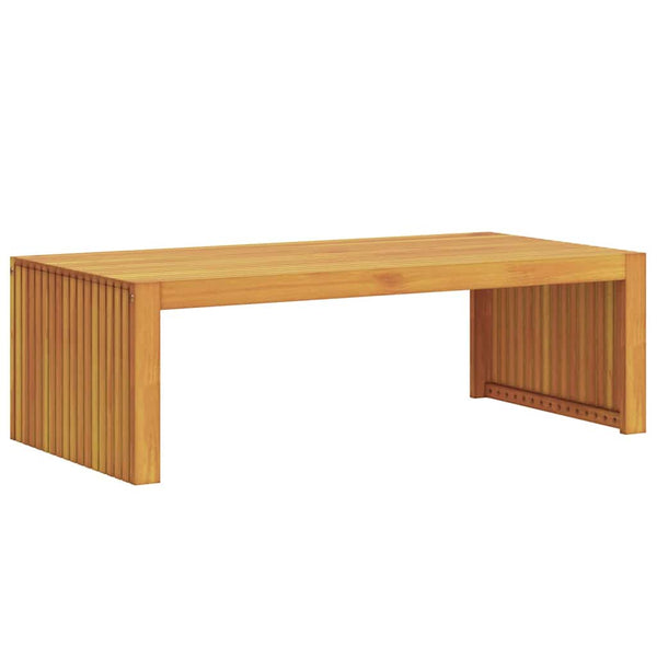 vidaXL Side Table Oil-Natural 110 x 55 x 35 cm Solid Acacia Wood