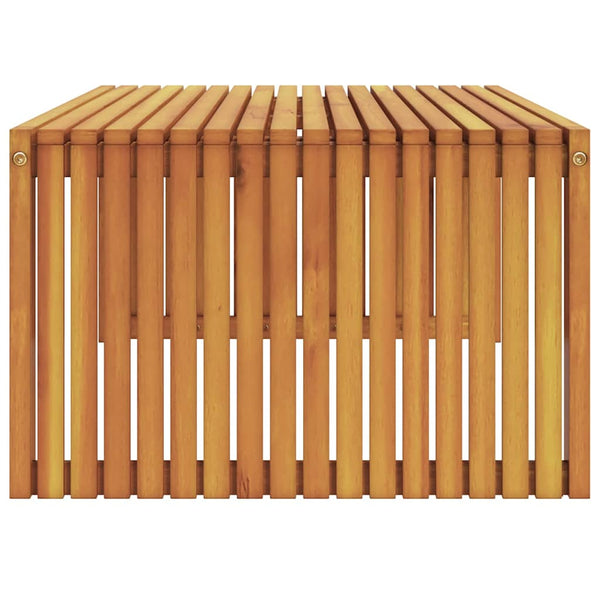 vidaXL Side Table Oil-Natural 110 x 55 x 35 cm Solid Acacia Wood