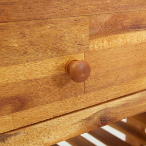 Garten Schrank Akazie Massivholz 93cm