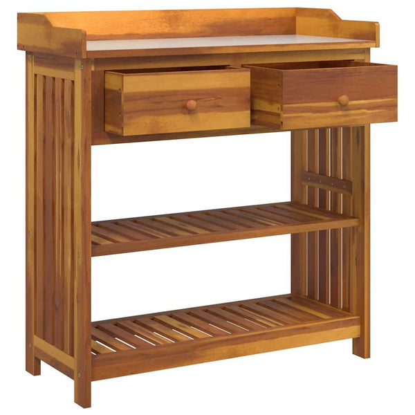 Garten Schrank Akazie Massivholz 93cm