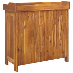 Garten Schrank Akazie Massivholz 78 cm