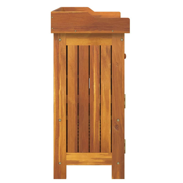 Garten Schrank Akazie Massivholz 78 cm