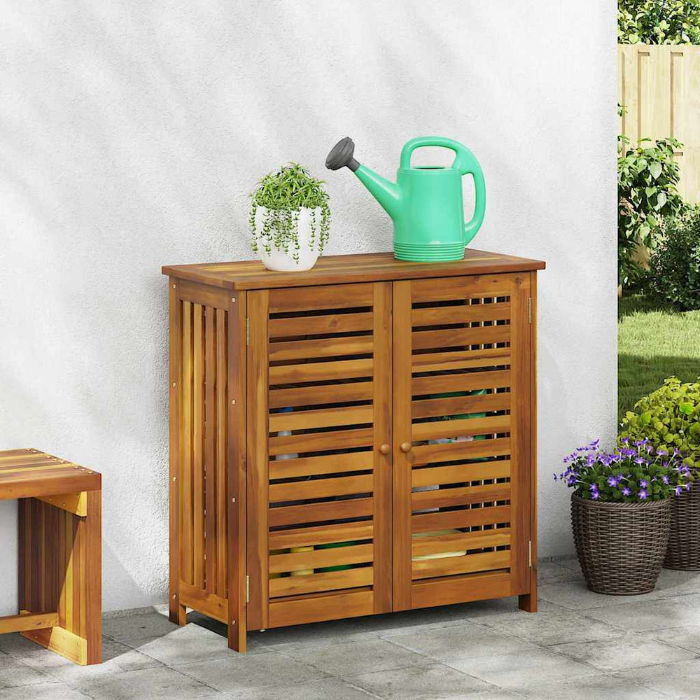 Garten Schrank Akazie Massivholz 90cm