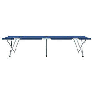 Klappbares Campingbett Blau 194 cm