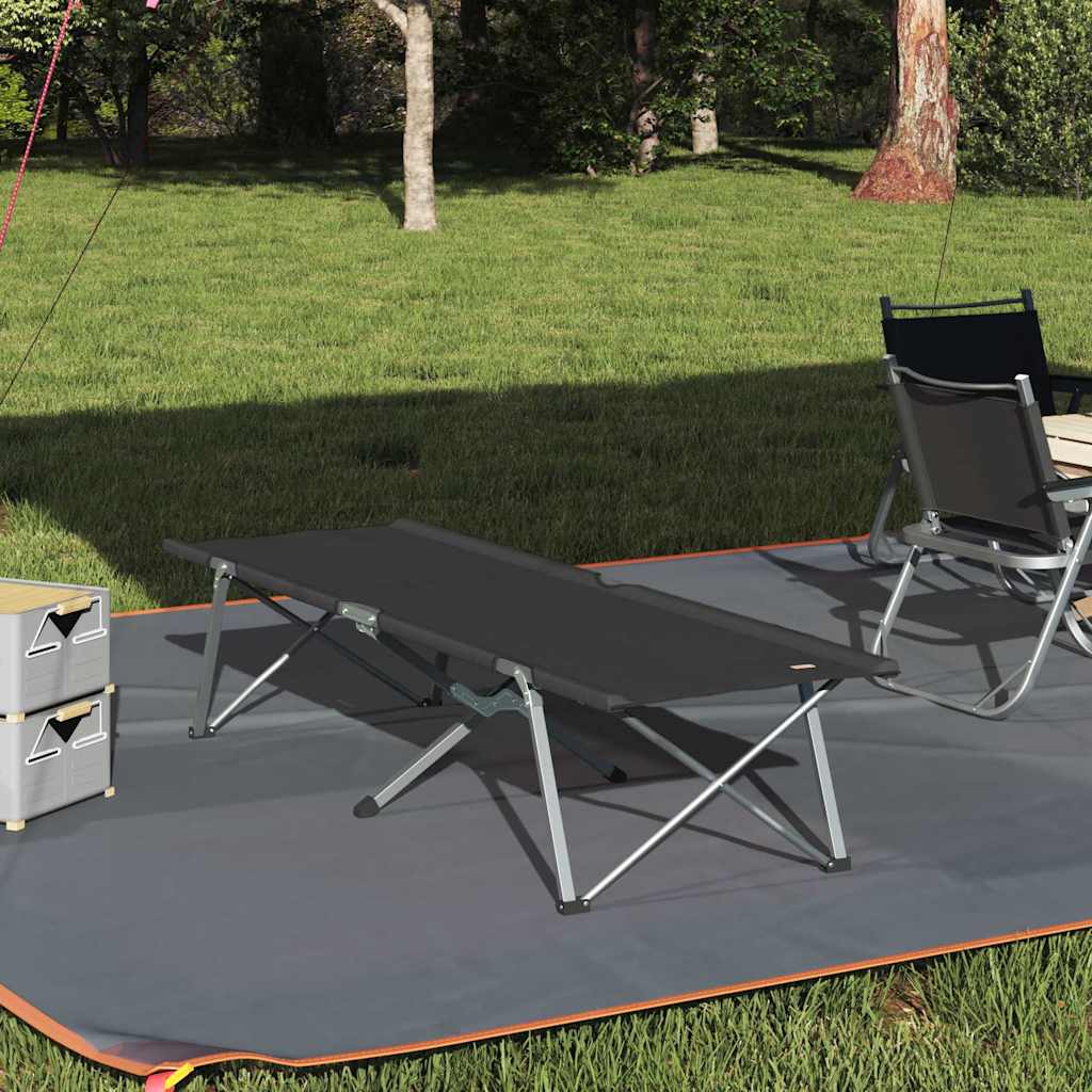 Camping Klappbett Schwarz 194 cm