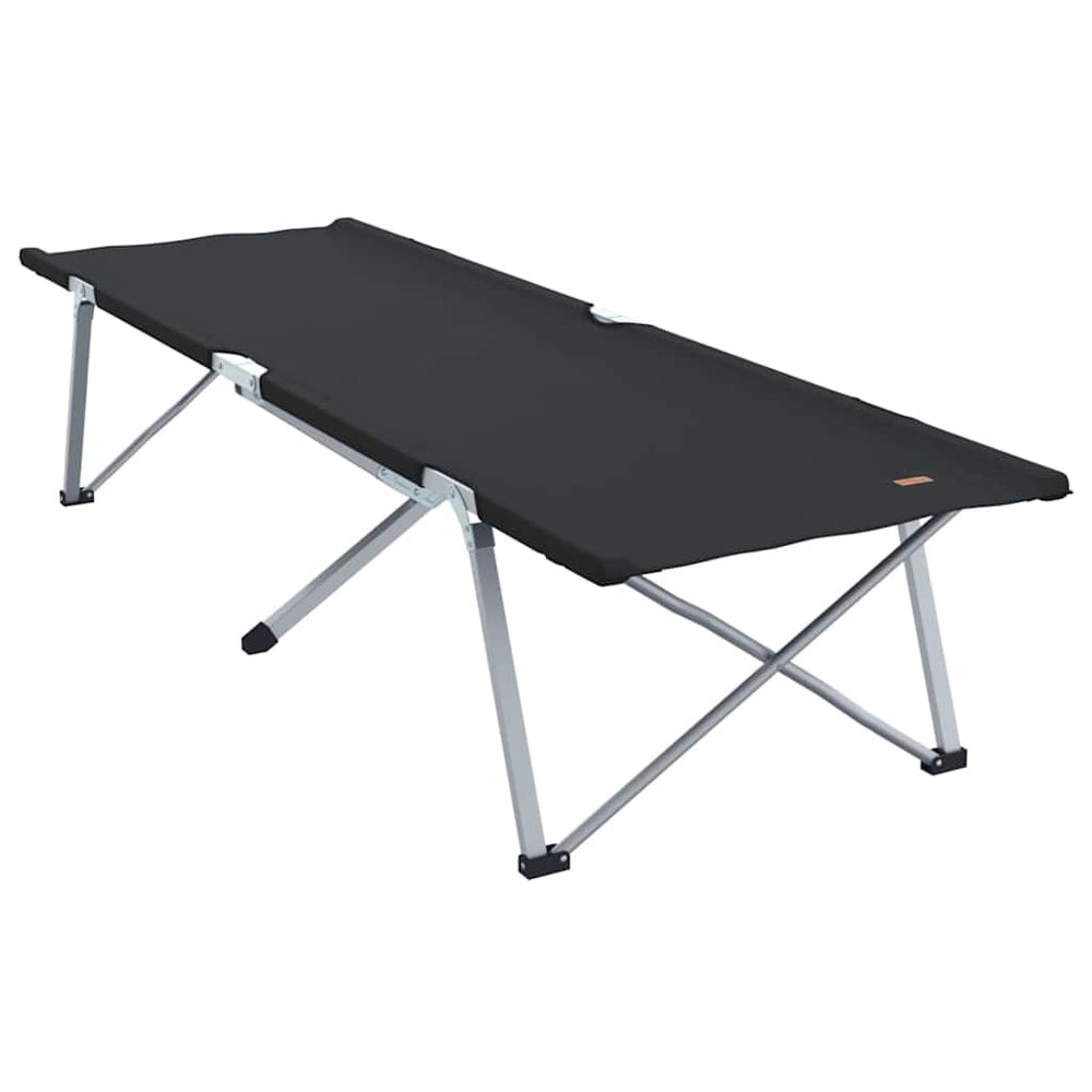 Camping Klappbett Schwarz 194 cm