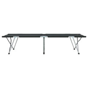 Camping Klappbett Schwarz 194 cm