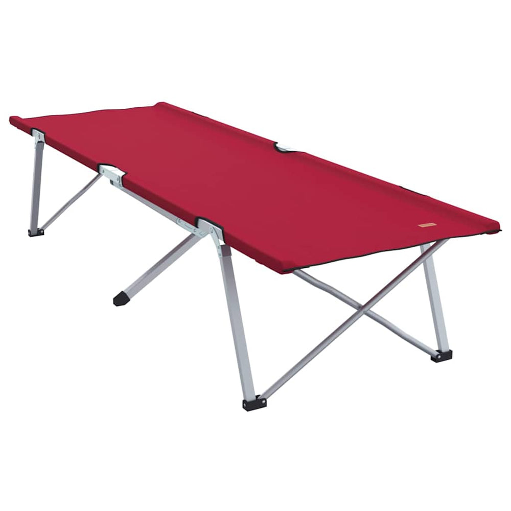 Klappbares Campingbett, Rot, 194 cm