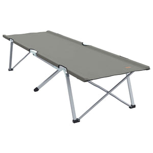 Klappbares Campingbett Grau 194 cm