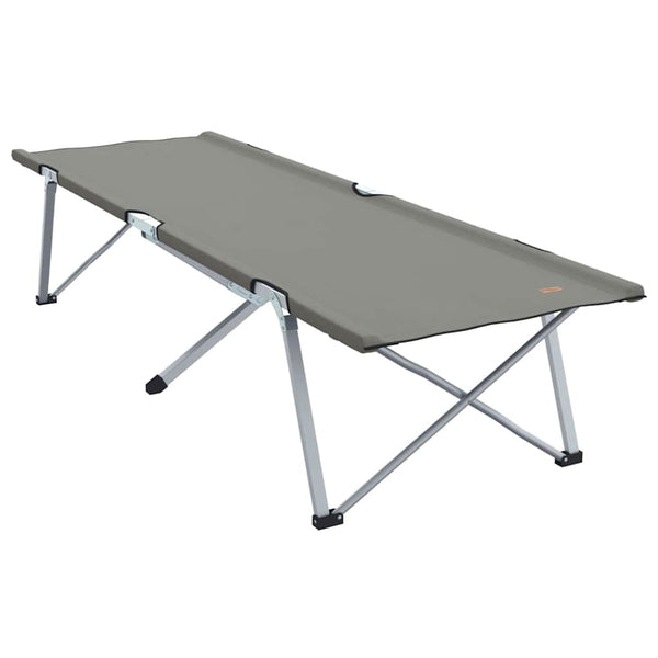 Klappbares Campingbett Grau 194 cm
