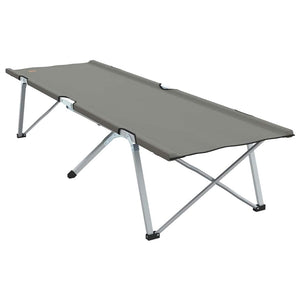 Klappbares Campingbett Grau 194 cm