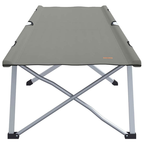 Klappbares Campingbett Grau 194 cm