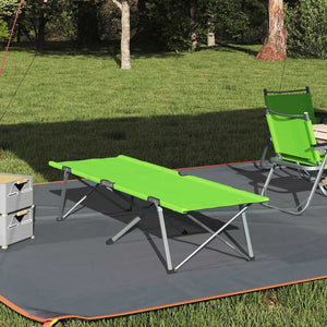Faltbares Campingbett Grün 194 cm