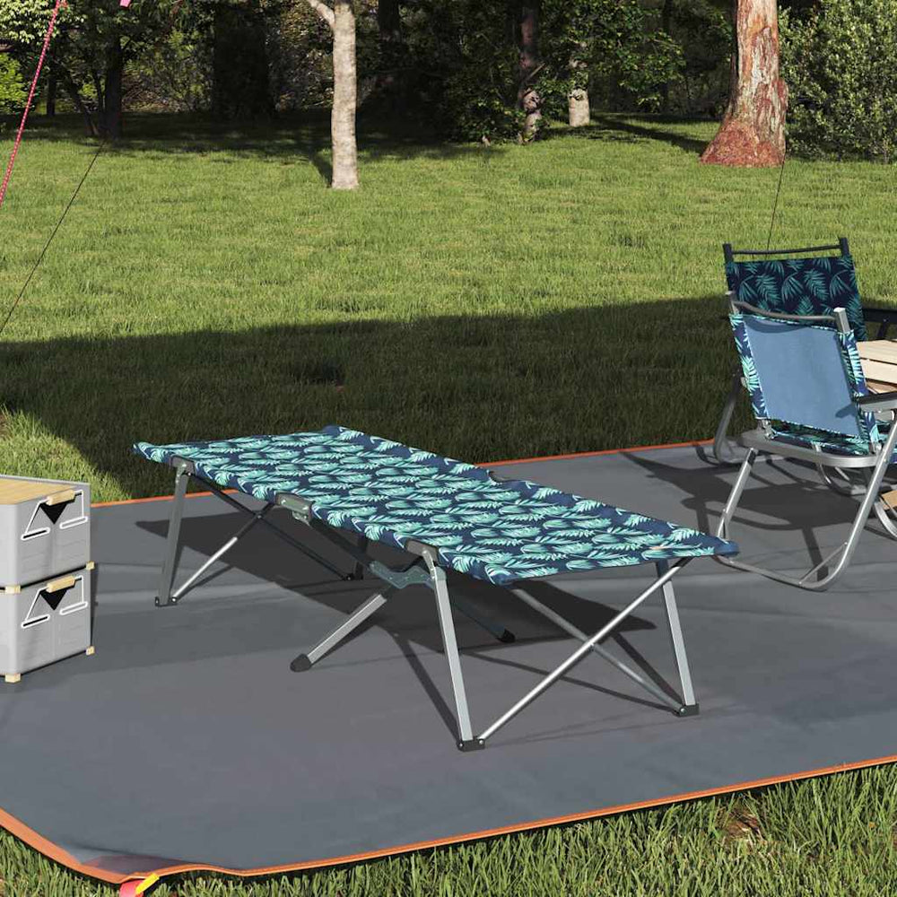 Klappbares Campingbett Blatt Wald 194cm