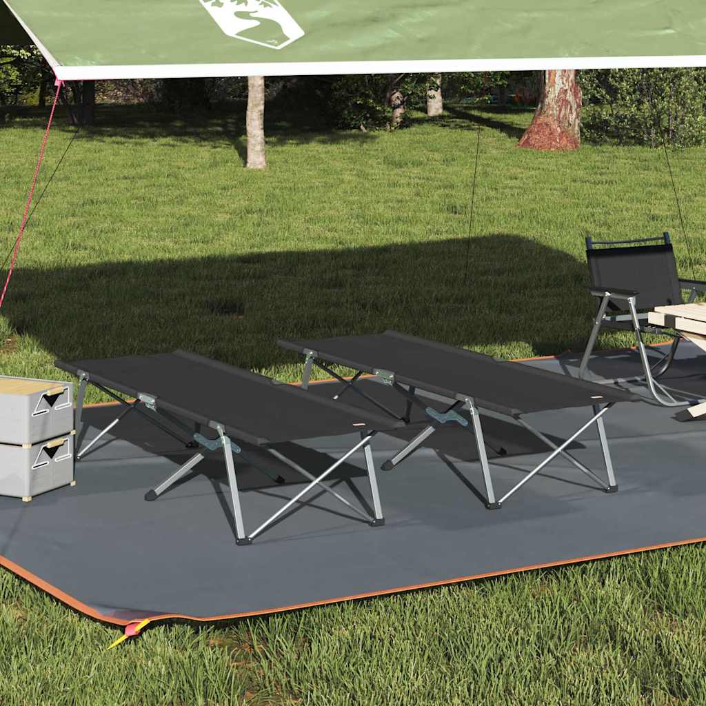 Klappbare Campingbetten, 2er-Set