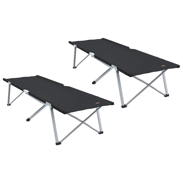 Klappbare Campingbetten, 2er-Set