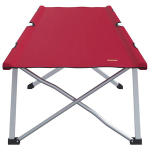 Klappbares Campingbett, 2er-Set, Rot