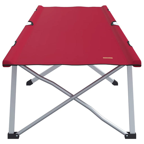 Klappbares Campingbett, 2er-Set, Rot