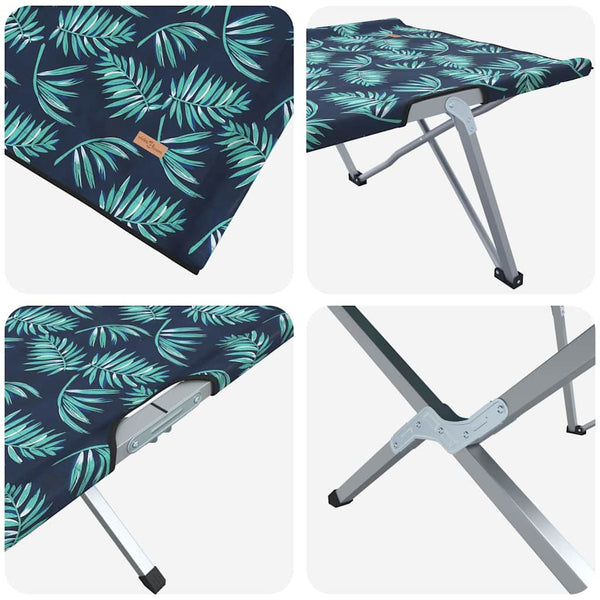 Klappbares Campingbett 2er-Set, Wald