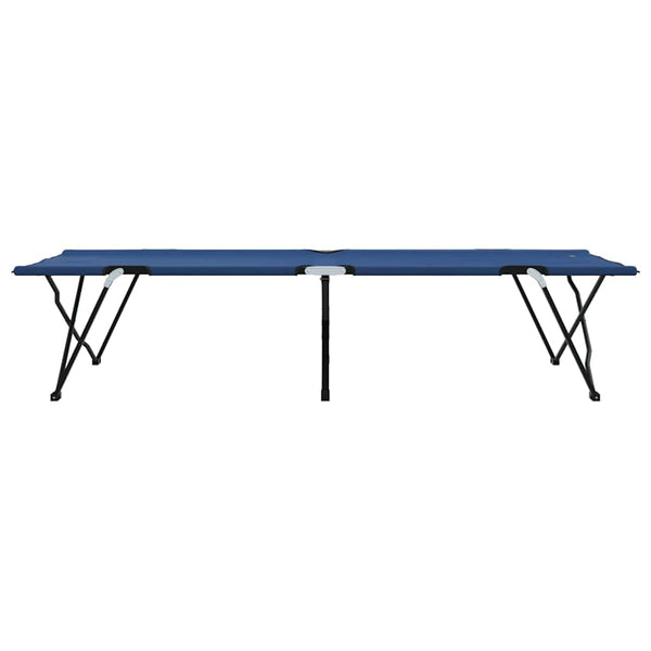 Faltbares Campingbett Blau 206 cm