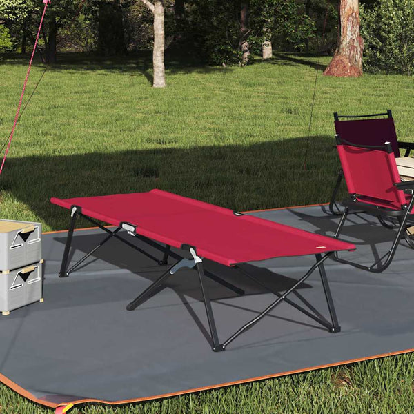 Klappbares Campingbett Rot 206 cm