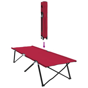 Klappbares Campingbett Rot 206 cm