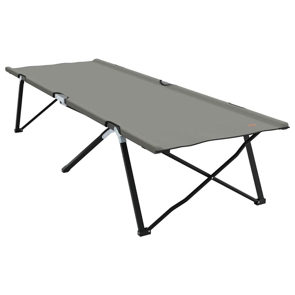 Faltbares Campingbett Grau 206cm