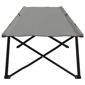 Faltbares Campingbett Grau 206cm