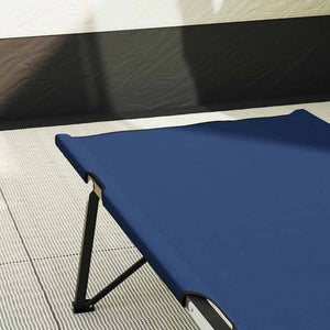 Klappbares Campingbett 2er-Set Blau