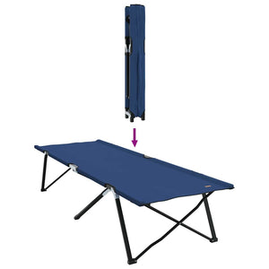 Klappbares Campingbett 2er-Set Blau