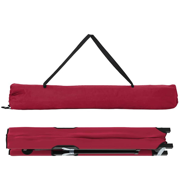 Klappbares Campingbett, 2er-Set, Rot