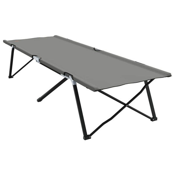 Klappbares Campingbett, 2er-Set, Grau