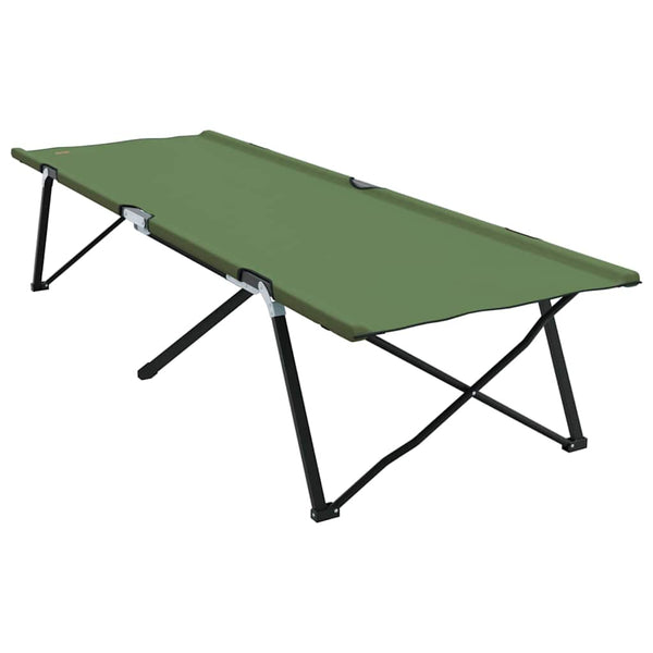 2er Faltbares Campingbett Grün 206 cm