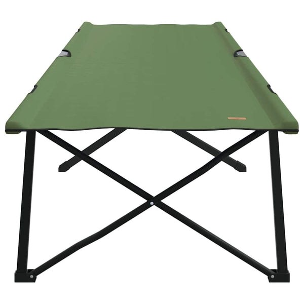 2er Faltbares Campingbett Grün 206 cm