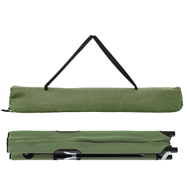 2er Faltbares Campingbett Grün 206 cm