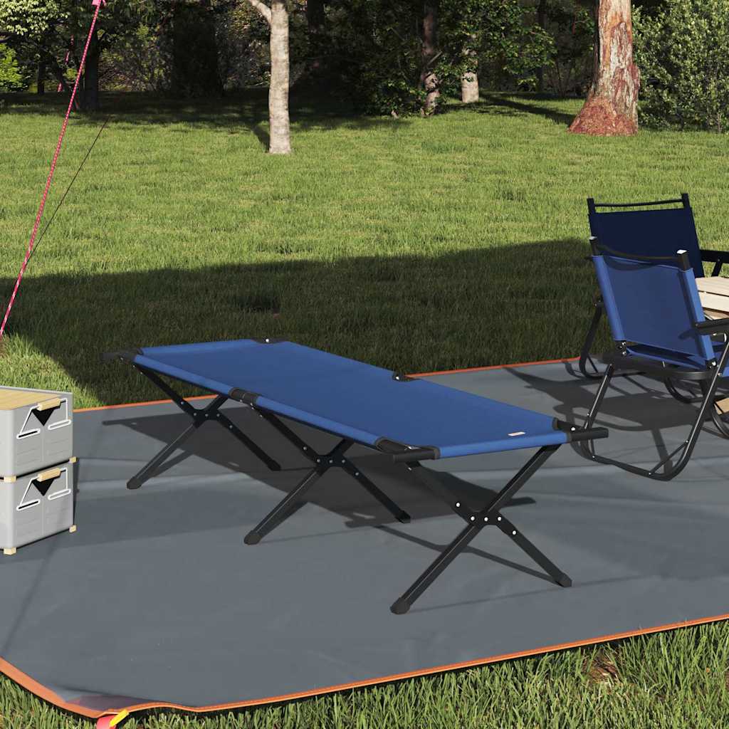 Klappbares Campingbett Blau 193cm