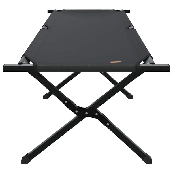 Klappbares Campingbett Schwarz 193 cm