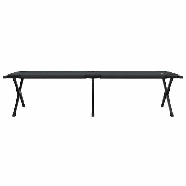 Klappbares Campingbett Schwarz 193 cm