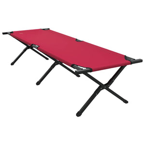 Klappbares Campingbett Rot 193cm