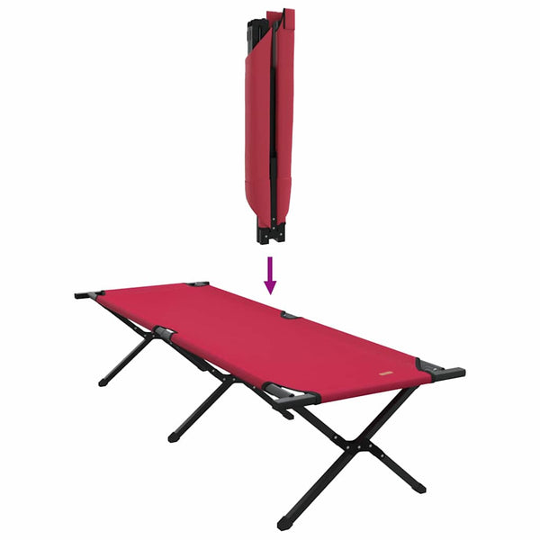 Klappbares Campingbett Rot 193cm
