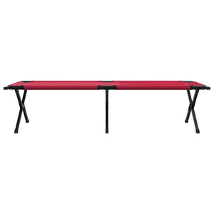 Klappbares Campingbett Rot 193cm