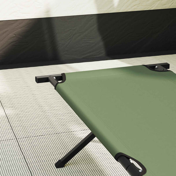 Klappbares Campingbett Grün 193 cm