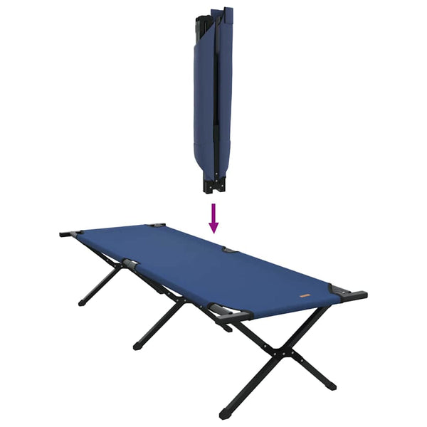 Klappbare Campingbetten 2er-Set, Blau