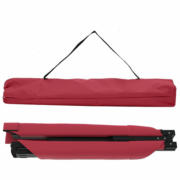 Klappbares Feldbett Camping 2er Set Rot