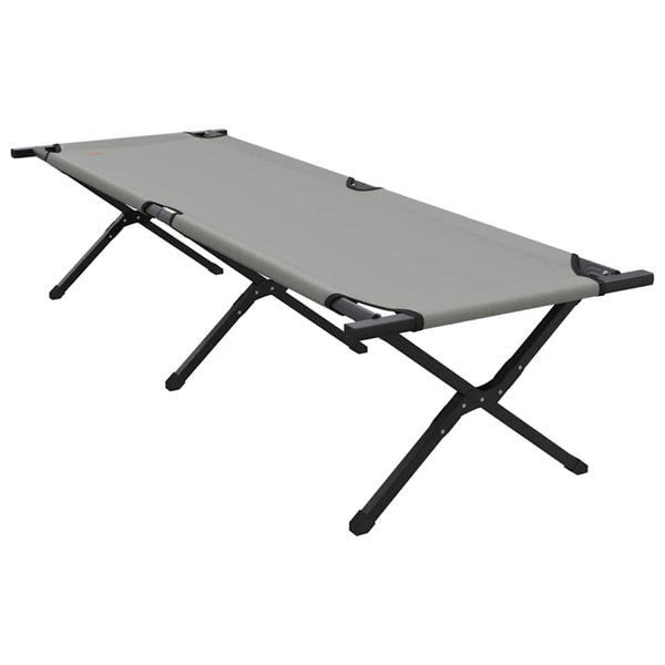Klappbares Campingbett, 2er-Set, Grau